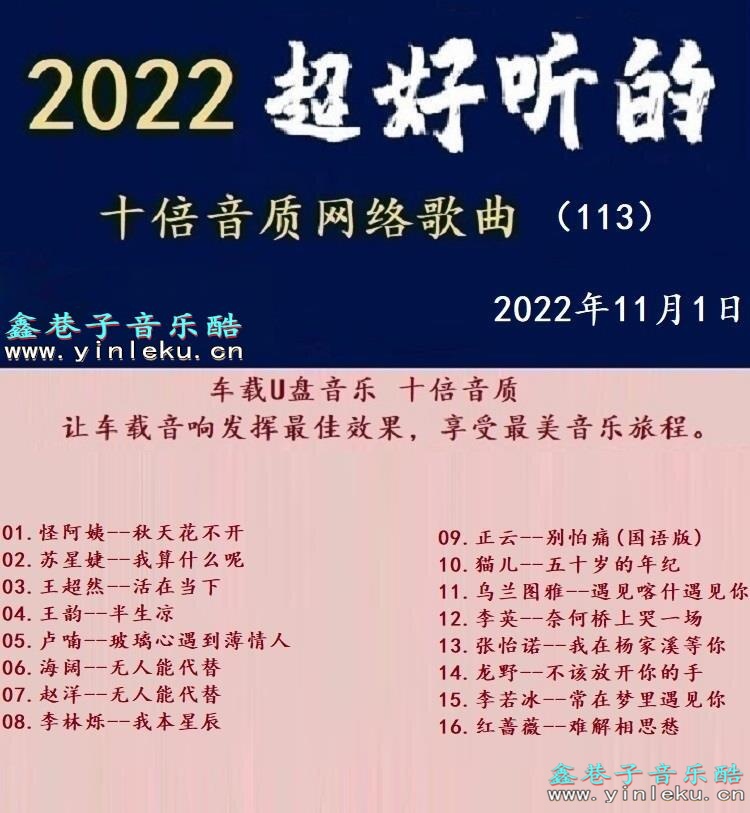 群星《2022超好听的十倍音质网络歌曲（113）》