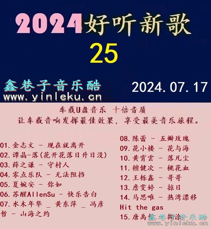 群星 -《2024好听新歌25》十倍音质 [WAV+分轨]