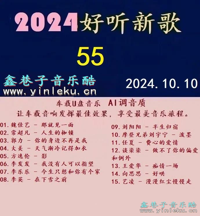 群星 -《2024好听新歌55》十倍音质 [WAV+分轨]